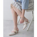 【25年春夏新作】ポインテッドトゥ バックルベルト ミュールパンプス | DEMETER | 詳細画像67 