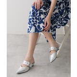 【25年春夏新作】ポインテッドトゥ バックルベルト ミュールパンプス | DEMETER | 詳細画像81 