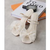 【25年春夏新作】2WAY スクエアトゥ シフォンリボン ストラップサンダル | DEMETER | 詳細画像15