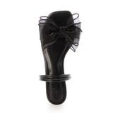 【25年春夏新作】2WAY スクエアトゥ シフォンリボン ストラップサンダル | DEMETER | 詳細画像28