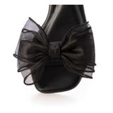 【25年春夏新作】2WAY スクエアトゥ シフォンリボン ストラップサンダル | DEMETER | 詳細画像30