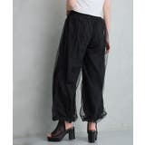 【26年春夏新作】厚底 プラットフォーム アンクルストラップ チュールサンダル | DEMETER | 詳細画像16 