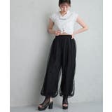 【26年春夏新作】厚底 プラットフォーム アンクルストラップ チュールサンダル | DEMETER | 詳細画像17 