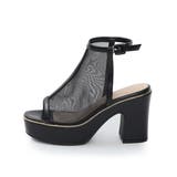 【26年春夏新作】厚底 プラットフォーム アンクルストラップ チュールサンダル | DEMETER | 詳細画像28 