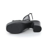 【26年春夏新作】厚底 プラットフォーム アンクルストラップ チュールサンダル | DEMETER | 詳細画像31 