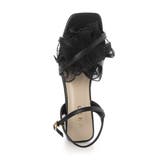 【25年春夏新作】スクエアトゥ フリル アンクルストラップ サンダル | DEMETER | 詳細画像36