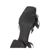 【25年春夏新作】スクエアトゥ フリル アンクルストラップ サンダル | DEMETER | 詳細画像37