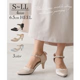 【25年春夏新作】パールビジュー アンクルストラップ オケージョンパンプス | DEMETER | 詳細画像1