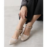 【25年春夏新作】パールビジュー アンクルストラップ オケージョンパンプス | DEMETER | 詳細画像14