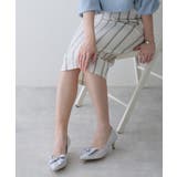 取り外しリボン付き グリッターレース素材 ポインテッドトゥ | DEMETER | 詳細画像11