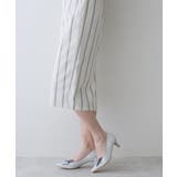 取り外しリボン付き グリッターレース素材 ポインテッドトゥ | DEMETER | 詳細画像13