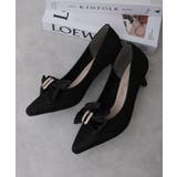 取り外しリボン付き グリッターレース素材 ポインテッドトゥ | DEMETER | 詳細画像3