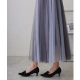 取り外しリボン付き グリッターレース素材 ポインテッドトゥ | DEMETER | 詳細画像7