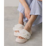 【25年春夏新作】厚底 プラットフォーム フリルサンダル | DEMETER | 詳細画像28