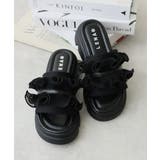 【25年春夏新作】厚底 プラットフォーム フリルサンダル | DEMETER | 詳細画像3