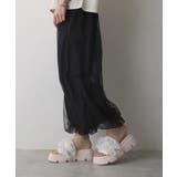 【25年春夏新作】厚底 プラットフォーム フリルサンダル | DEMETER | 詳細画像36