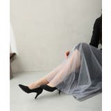 【25年秋冬新作】ポインテッドトゥ グリッター チュールパンプス | DEMETER | 詳細画像22 