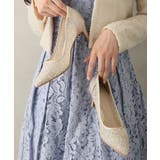 【25年秋冬新作】ポインテッドトゥ グリッター チュールパンプス | DEMETER | 詳細画像29 