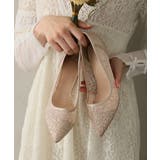 【25年秋冬新作】ポインテッドトゥ グリッター チュールパンプス | DEMETER | 詳細画像38 