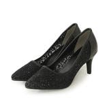 【25年秋冬新作】ポインテッドトゥ グリッター チュールパンプス | DEMETER | 詳細画像46 