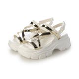 【24年春夏新作】厚底ソール メタリックストラップ バックバンド | DEMETER | 詳細画像21 