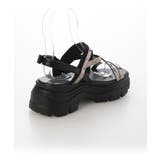 【24年春夏新作】厚底ソール メタリックストラップ バックバンド | DEMETER | 詳細画像23 