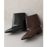 【25年秋冬新作】ポインテッドトゥ ショート カバーブーツ | DEMETER | 詳細画像3