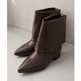 【25年秋冬新作】ポインテッドトゥ ショート カバーブーツ | DEMETER | 詳細画像33