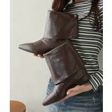 【25年秋冬新作】ポインテッドトゥ ショート カバーブーツ | DEMETER | 詳細画像34