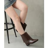 【25年秋冬新作】ポインテッドトゥ ショート カバーブーツ | DEMETER | 詳細画像35