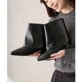 【25年秋冬新作】ポインテッドトゥ ショート カバーブーツ | DEMETER | 詳細画像5