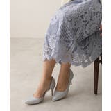 【25年春夏新作】8.0cm ピンヒール グリッター サイドオープン パンプス | DEMETER | 詳細画像12