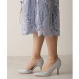 【25年春夏新作】8.0cm ピンヒール グリッター サイドオープン パンプス | DEMETER | 詳細画像14