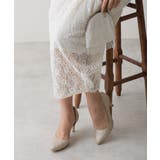 【25年春夏新作】8.0cm ピンヒール グリッター サイドオープン パンプス | DEMETER | 詳細画像21