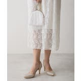 【25年春夏新作】8.0cm ピンヒール グリッター サイドオープン パンプス | DEMETER | 詳細画像22