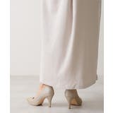 【25年春夏新作】8.0cm ピンヒール グリッター サイドオープン パンプス | DEMETER | 詳細画像27