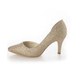 【25年春夏新作】8.0cm ピンヒール グリッター サイドオープン パンプス | DEMETER | 詳細画像31