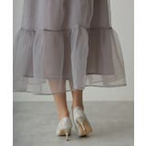 【25年春夏再販】グリッター×レース素材☆パールヒール オケージョンパンプス | DEMETER | 詳細画像19