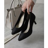 【25年春夏再販】グリッター×レース素材☆パールヒール オケージョンパンプス | DEMETER | 詳細画像4