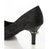 【25年春夏再販】グリッター×レース素材☆パールヒール オケージョンパンプス | DEMETER | 詳細画像67