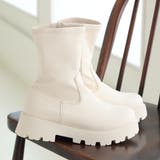 厚底ソール☆インヒール ストレッチ ミドルブーツ | DEMETER | 詳細画像11 