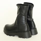 厚底ソール☆インヒール ストレッチ ミドルブーツ | DEMETER | 詳細画像24 