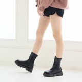 厚底ソール☆インヒール ストレッチ ミドルブーツ | DEMETER | 詳細画像6 