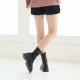 厚底ソール☆インヒール ストレッチ ミドルブーツ | DEMETER | 詳細画像8 