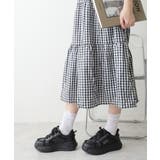 【25年春夏新作】厚底 デザインソール 麦穂柄シューレース スニーカー | DEMETER | 詳細画像7