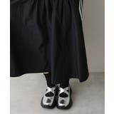 【25年春夏新作】厚底 スニーカーライク クロスゴム リボン パンプス | DEMETER | 詳細画像15