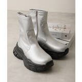 【24年秋冬新作】厚底 ストレッチ スニーカーライク ショートブーツ | DEMETER | 詳細画像10 