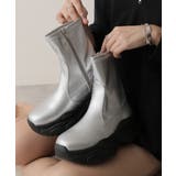 【24年秋冬新作】厚底 ストレッチ スニーカーライク ショートブーツ | DEMETER | 詳細画像11 