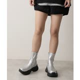 【24年秋冬新作】厚底 ストレッチ スニーカーライク ショートブーツ | DEMETER | 詳細画像13 