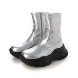 【24年秋冬新作】厚底 ストレッチ スニーカーライク ショートブーツ | DEMETER | 詳細画像18 